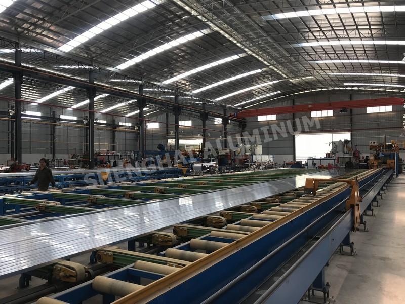 Shenghai Aluminum extruded aluminium profile factory